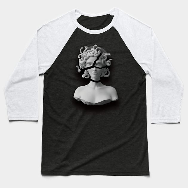 medusa's head in aesthetic style Baseball T-Shirt by maggzstyle